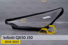 Стекло фары Infiniti QX50 J50 (2018-2025) левое