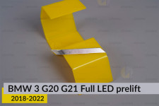 Хромований декор боковий зовнішній BMW 3 G20 G21 Full LED (2018-2022) дорест правий