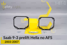 Переходная рамка для Saab 9-3 Hella no AFS (2002-2007) дорест