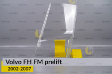 Скло фари Volvo FH FM (2002-2007) дорест ліве