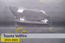Скло фари Toyota Vellfire (2015-2022) праве