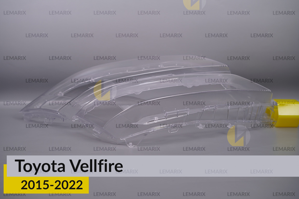 Скло фари Toyota Vellfire (2015-2022) праве