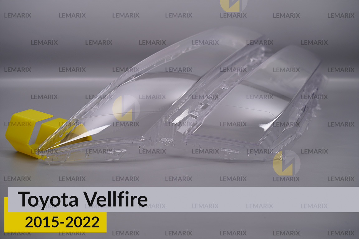 Скло фари Toyota Vellfire (2015-2022) праве