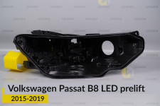Корпус фары VW Volkswagen Passat B8 LED (2015-2019) дорест правый