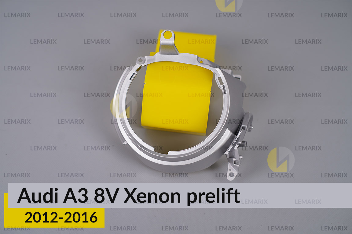Хромована маска лінзи Audi A3 8V Xenon (2012-2016) дорест ліва
