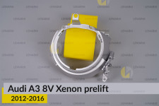 Хромована маска лінзи Audi A3 8V Xenon (2012-2016) дорест ліва