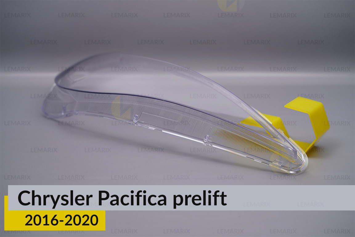 Скло фари Chrysler Pacifica (2016-2020) дорест праве