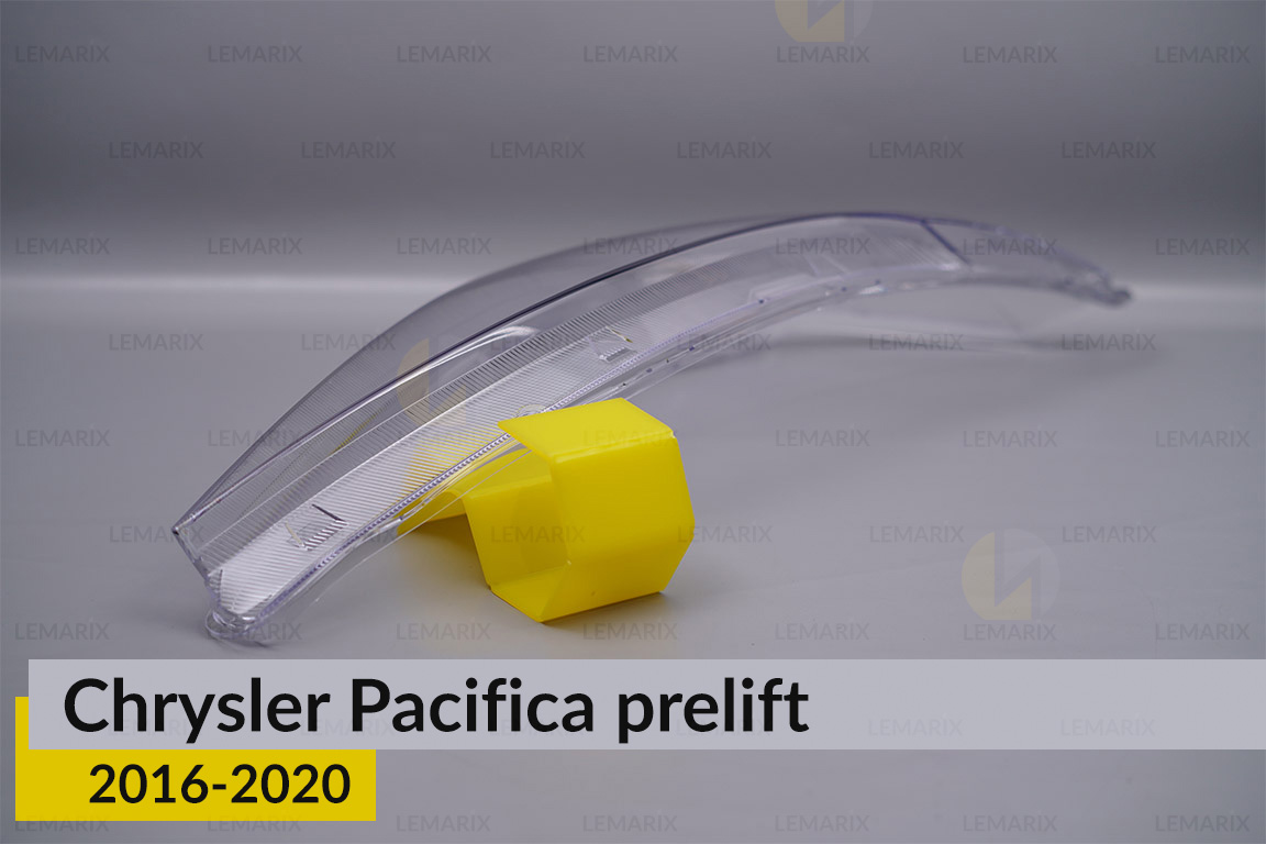 Скло фари Chrysler Pacifica (2016-2020) дорест праве