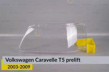 Стекло фары VW Volkswagen Caravelle T5 (2003-2009) дорест левое