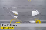 Скло фари Fiat Fullback (2016-2019) праве