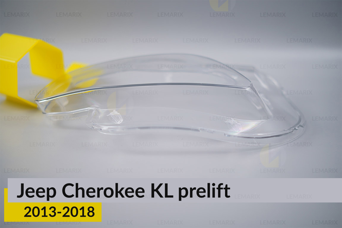 Скло фари Jeep Cherokee KL (2013-2018) дорест ліве