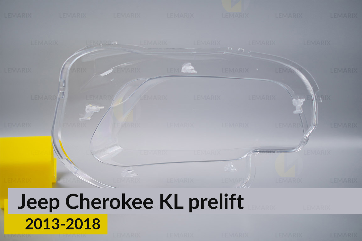 Скло фари Jeep Cherokee KL (2013-2018) дорест ліве