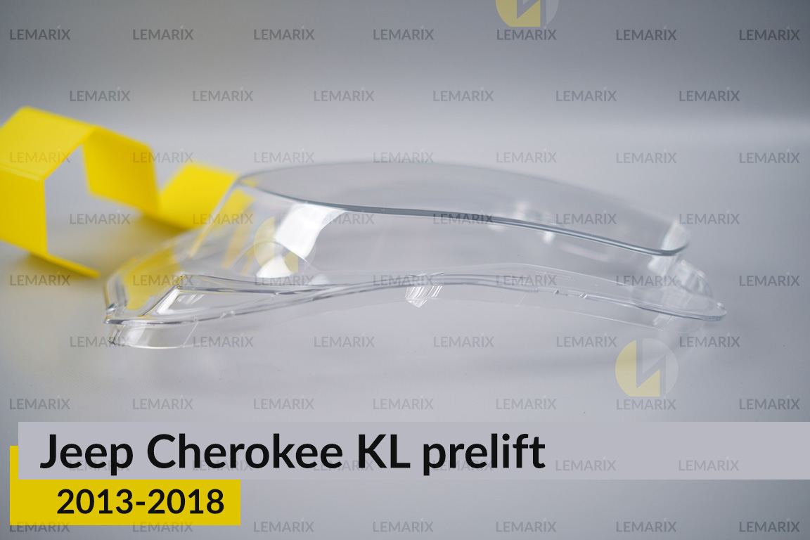 Скло фари Jeep Cherokee KL (2013-2018) дорест ліве