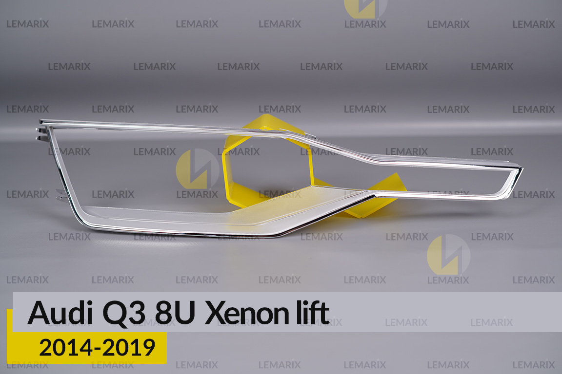 Хромована декоративна маска Audi Q3 8U Xenon (2014-2019) рест права