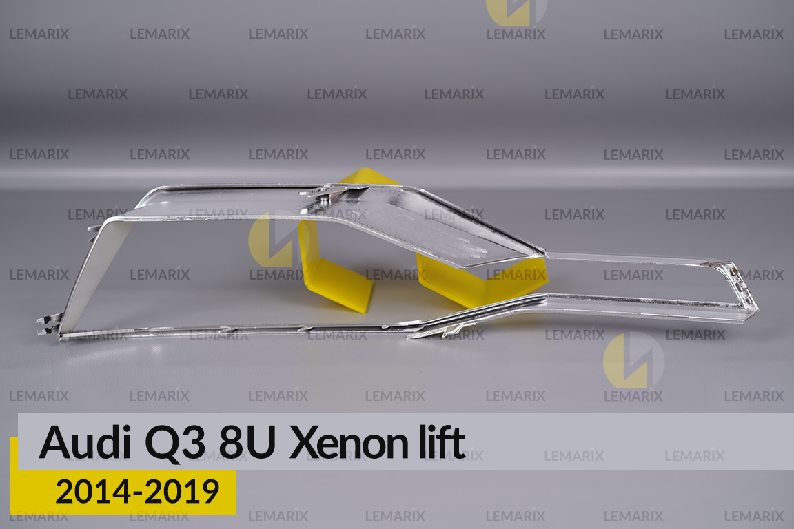 Хромована декоративна маска Audi Q3 8U Xenon (2014-2019) рест права