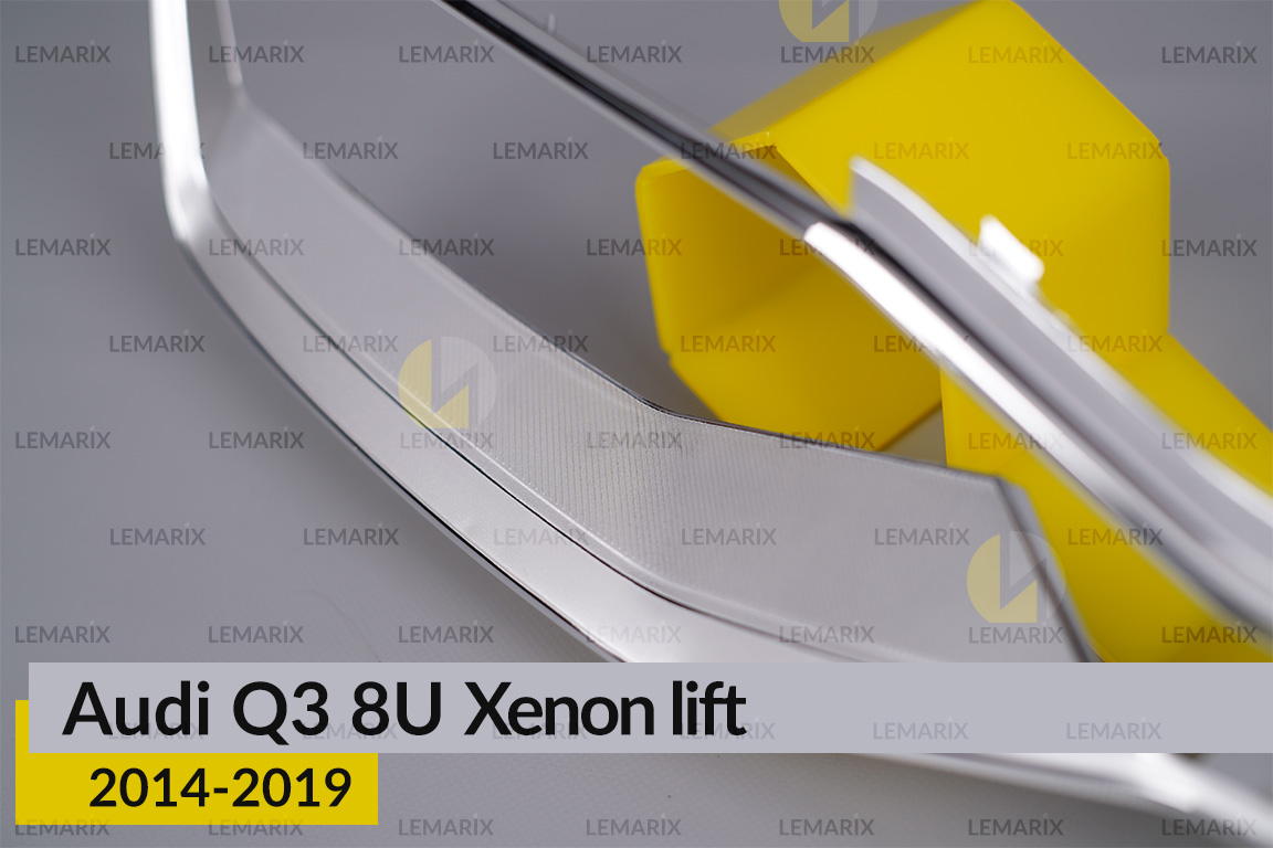 Хромована декоративна маска Audi Q3 8U Xenon (2014-2019) рест права