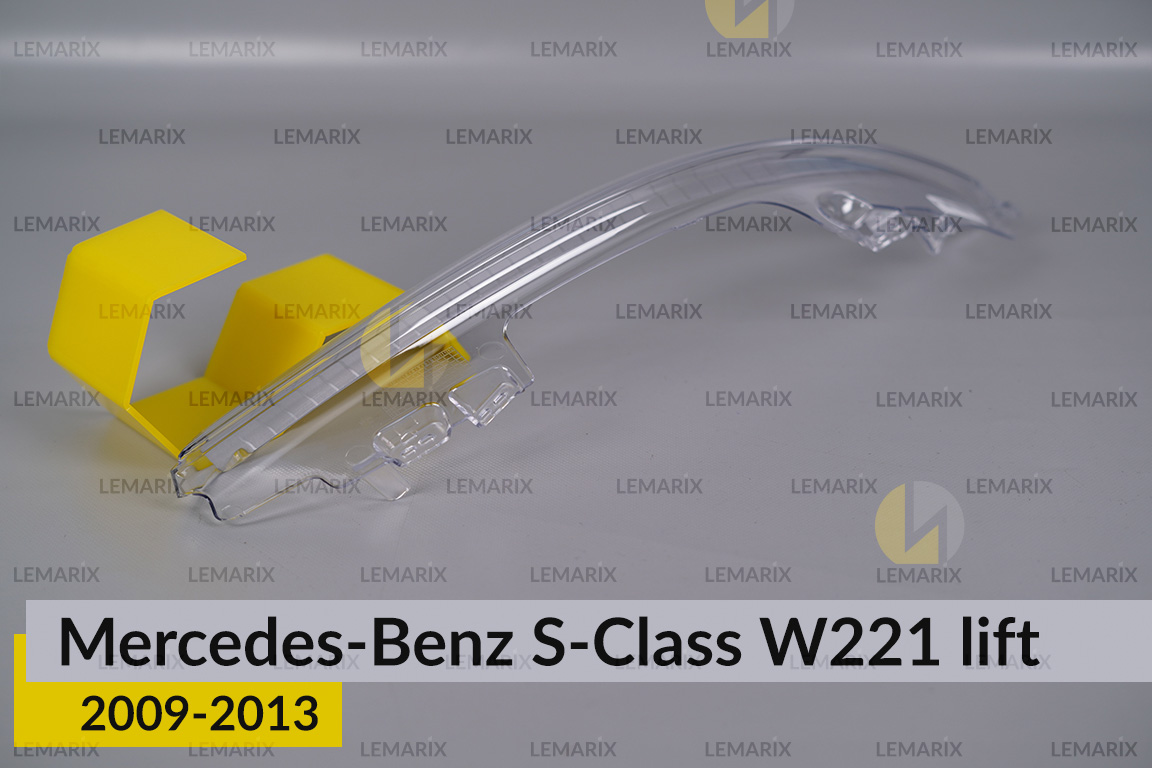 Хромированный абажур фары Mercedes-Benz S-Class W221 (2009-2013) рест левый