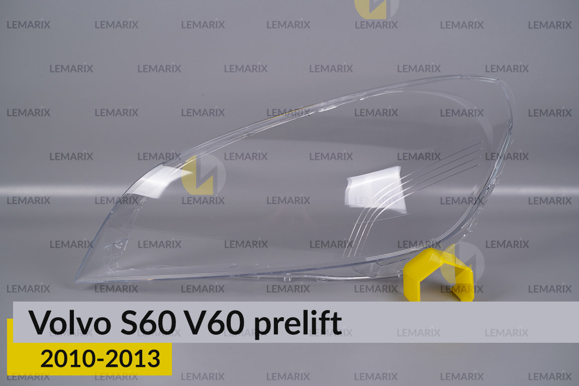 Скло фари Volvo S60 V60 (2010-2013) дорест ліве