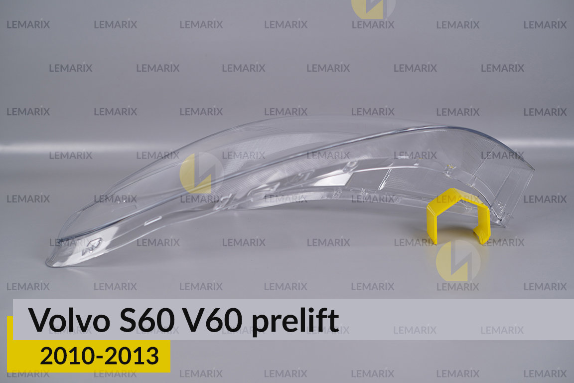 Скло фари Volvo S60 V60 (2010-2013) дорест ліве