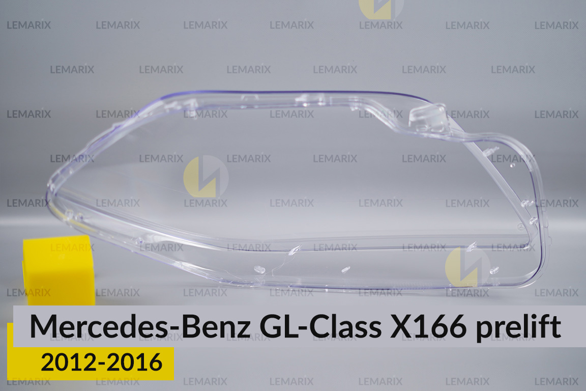 Скло фари Mercedes-Benz GL-Class X166 (2012-2016) дорест ліве