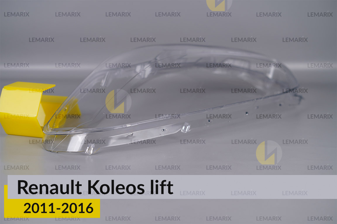 Скло фари Renault Koleos (2011-2016) рест ліве