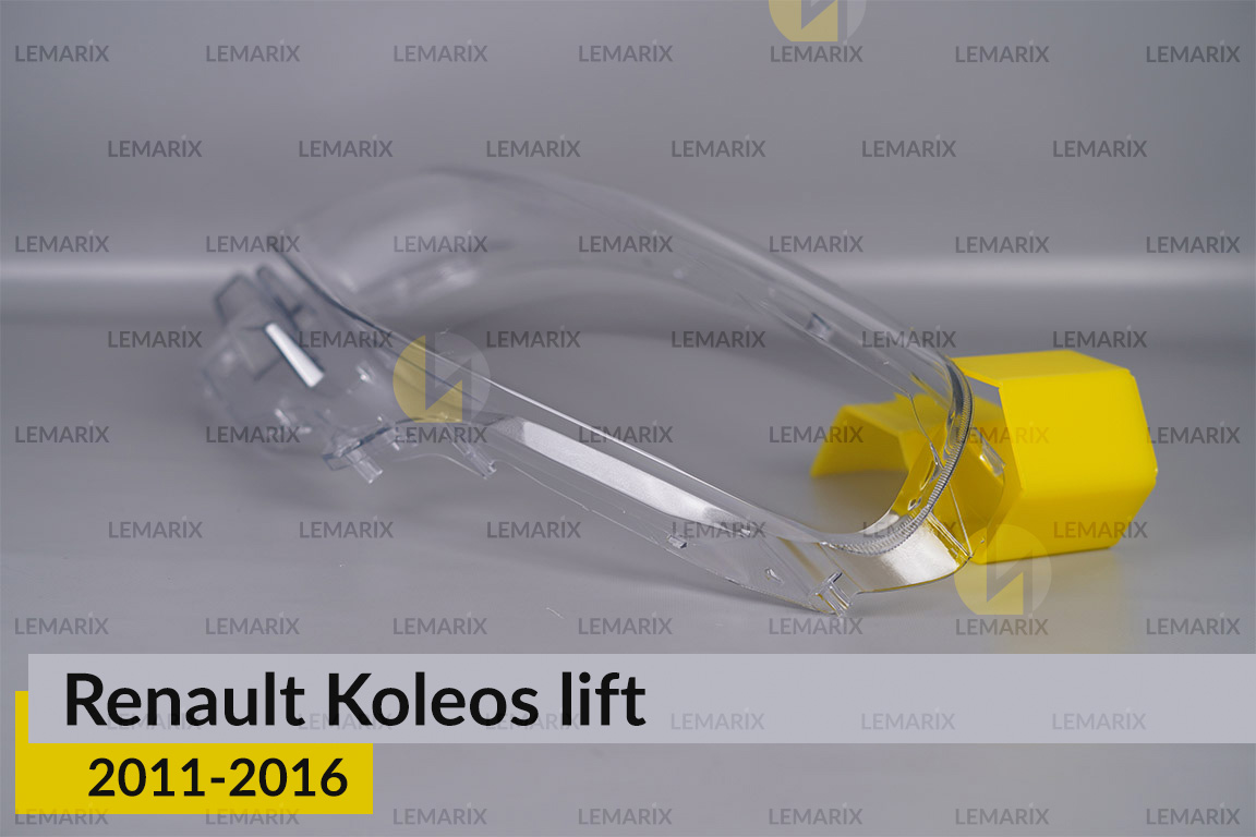 Скло фари Renault Koleos (2011-2016) рест ліве