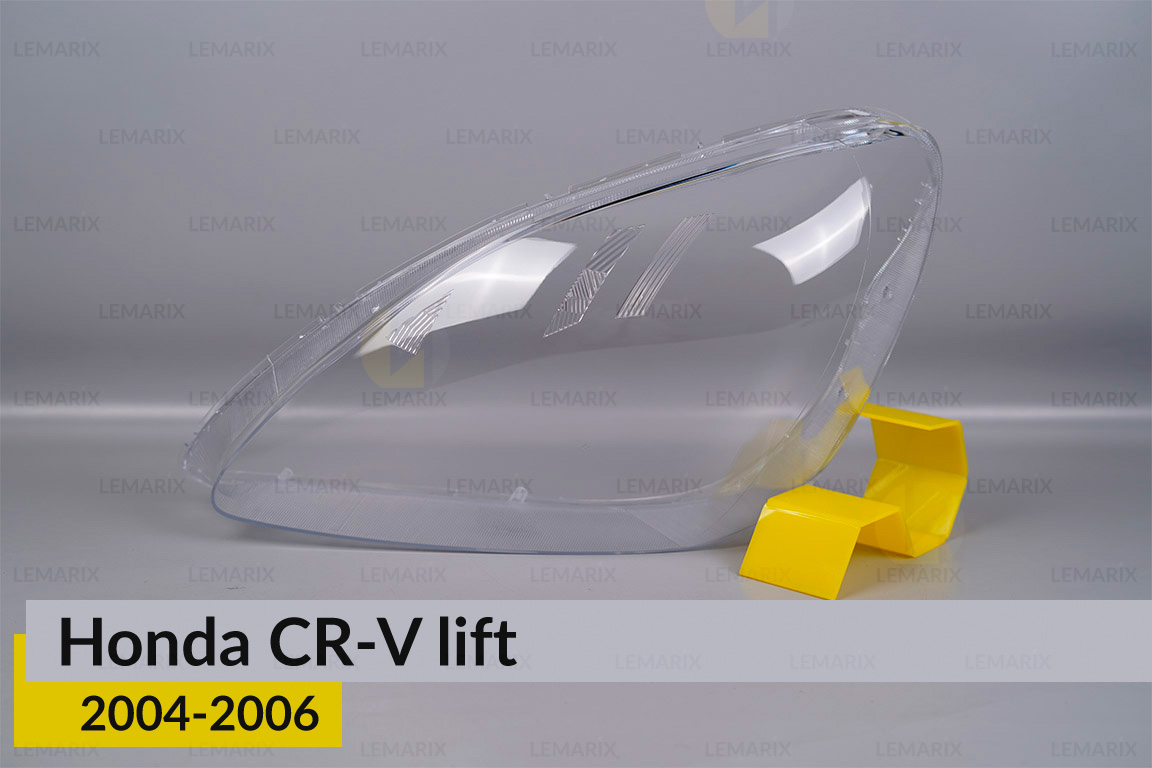 Скло фари Honda CR-V (2004-2006) рест ліве