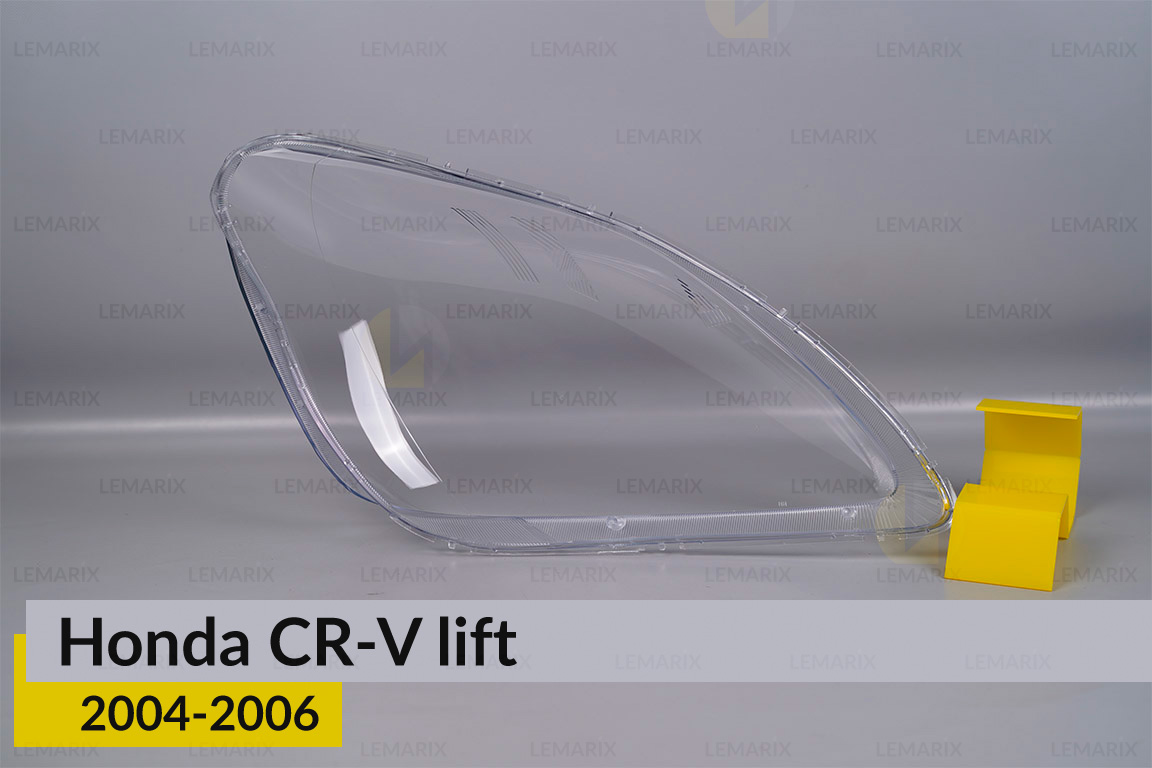 Скло фари Honda CR-V (2004-2006) рест ліве