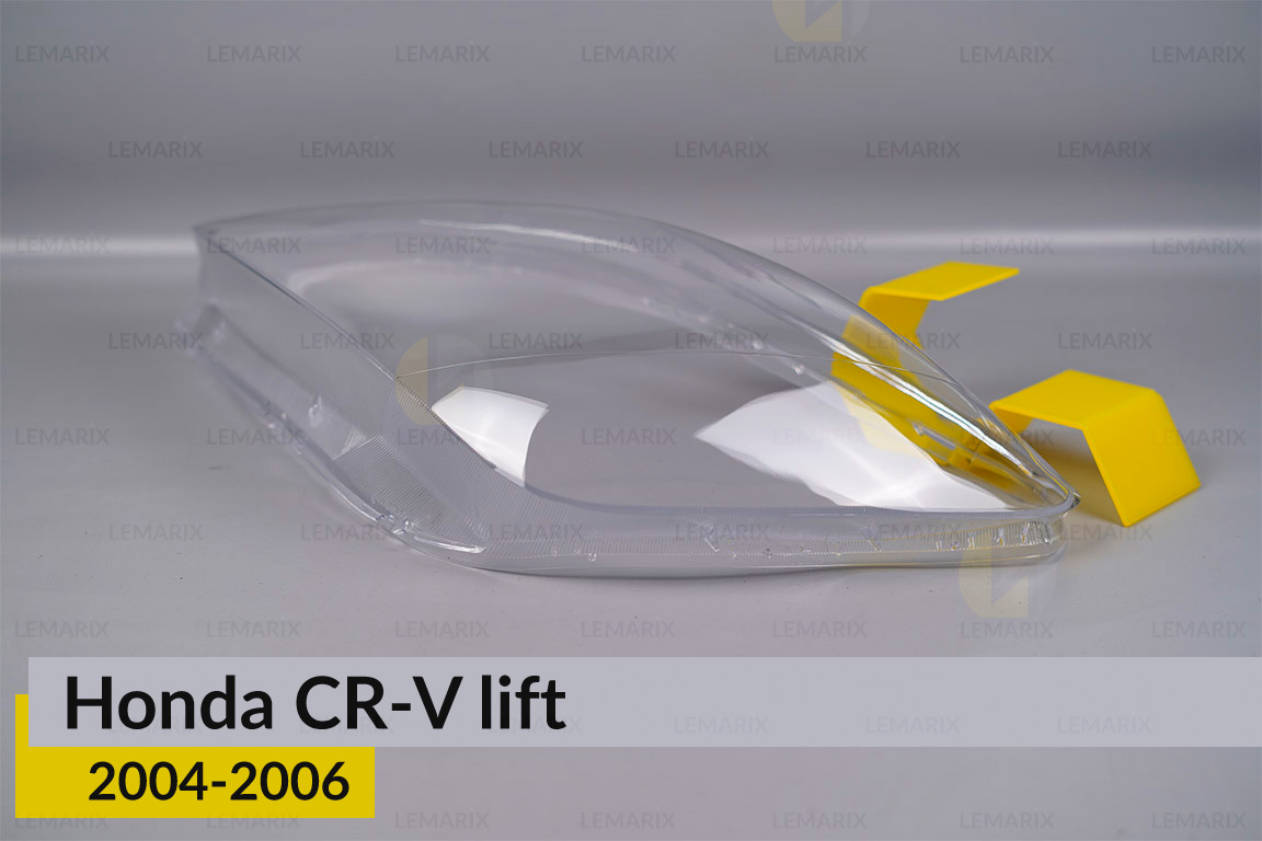 Скло фари Honda CR-V (2004-2006) рест ліве