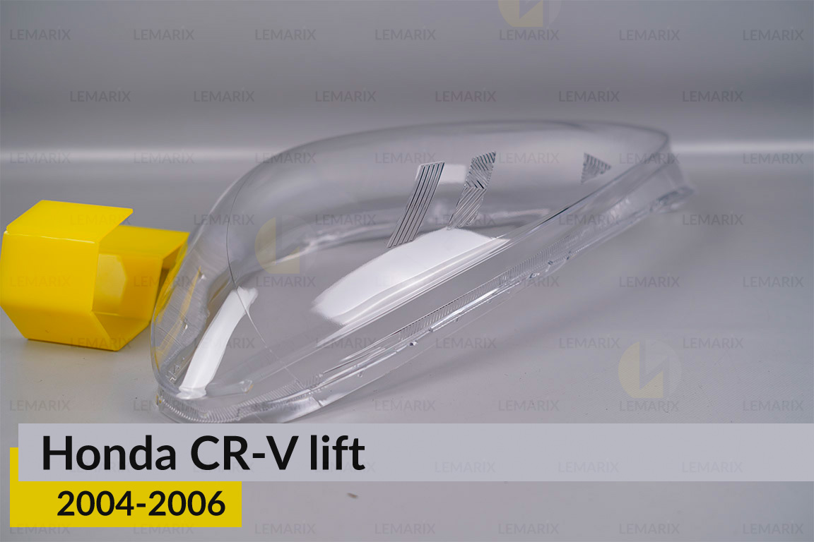 Скло фари Honda CR-V (2004-2006) рест ліве