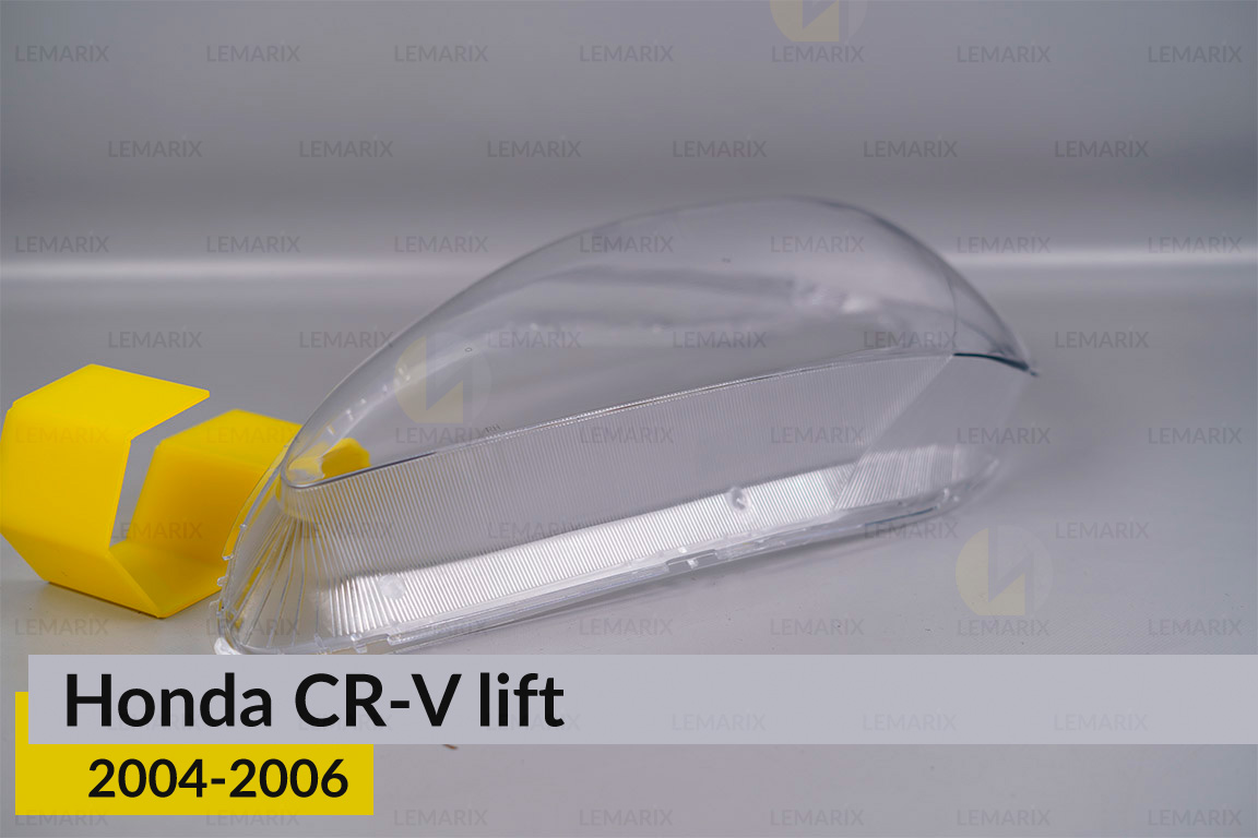 Скло фари Honda CR-V (2004-2006) рест ліве