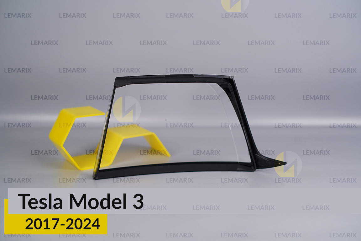 Скло заднього ліхтаря зовнішнє в крилі Tesla Model 3 (2017-2024) ліве