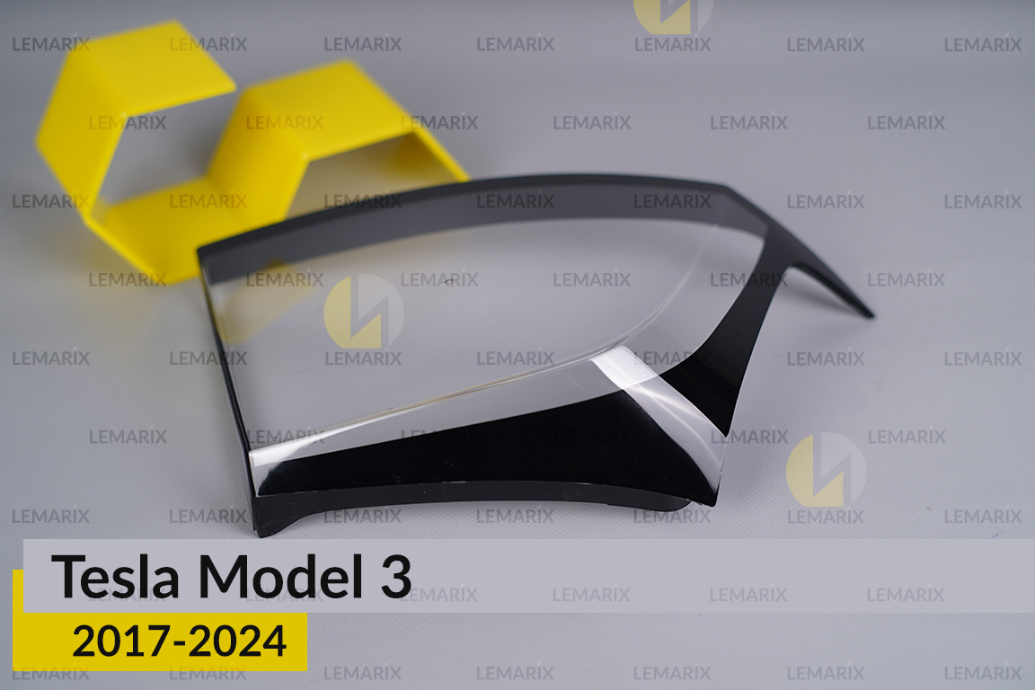 Скло заднього ліхтаря зовнішнє в крилі Tesla Model 3 (2017-2024) ліве