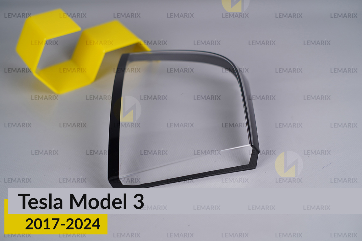 Скло заднього ліхтаря зовнішнє в крилі Tesla Model 3 (2017-2024) ліве