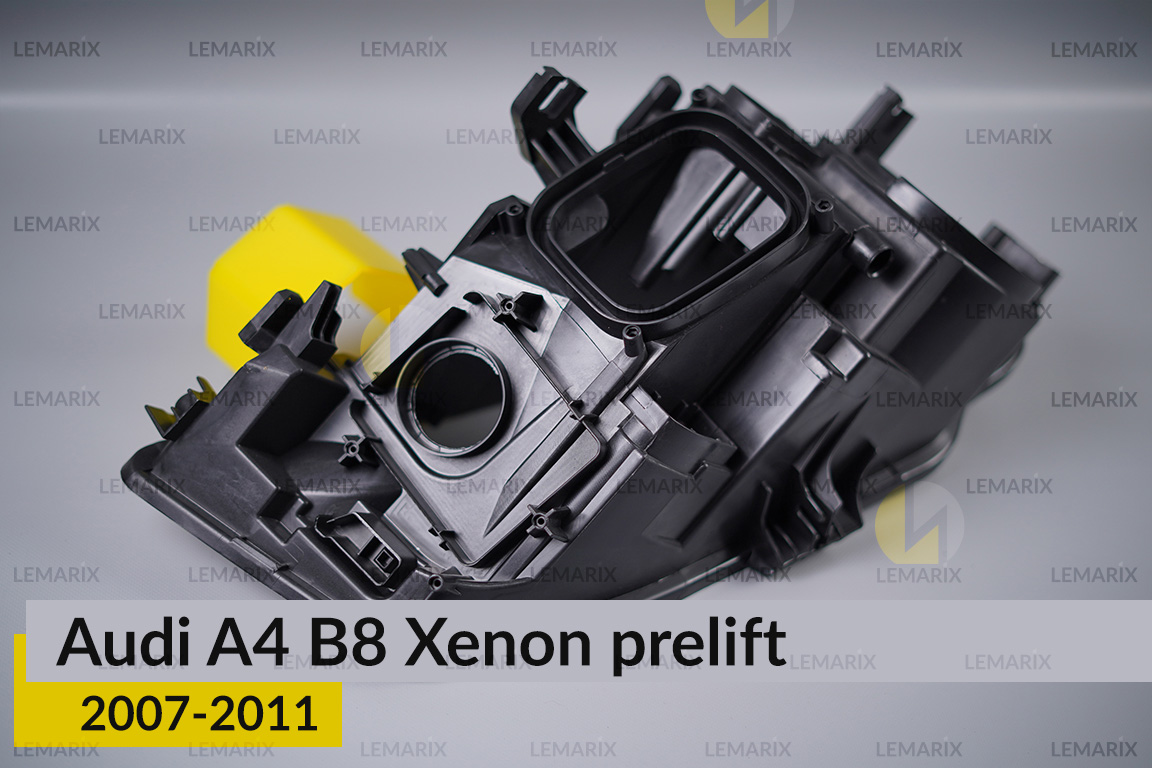 Корпус фари Audi A4 B8 Xenon (2007-2011) дорест лівий