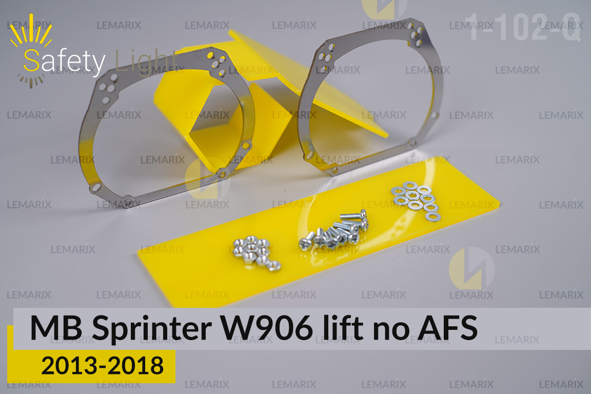 Перехідна рамка для Mercedes-Benz Sprinter W906 no AFS (2013-2018) рест