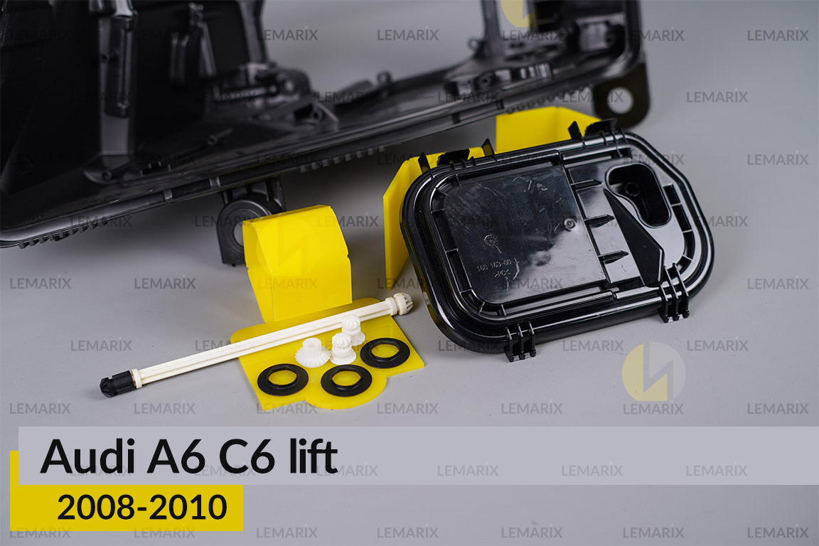 Сервісний комплект корпуса фар Audi A6 C6 (2008-2010) рест лівий