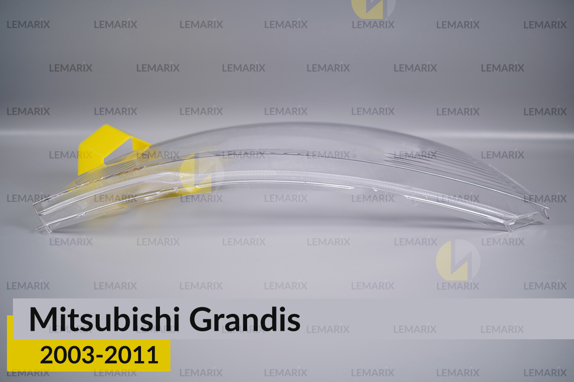 Скло фари Mitsubishi Grandis (2003-2011) праве