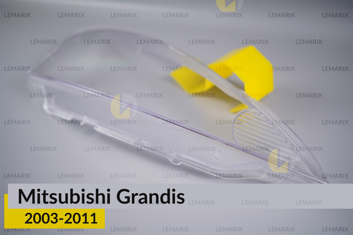 Скло фари Mitsubishi Grandis (2003-2011) праве