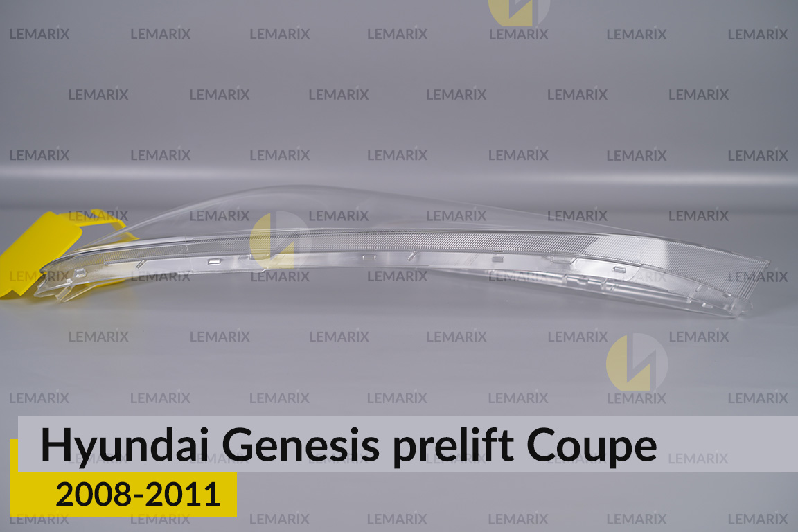 Скло фари Hyundai Genesis Coupe (2008-2011) дорест ліве