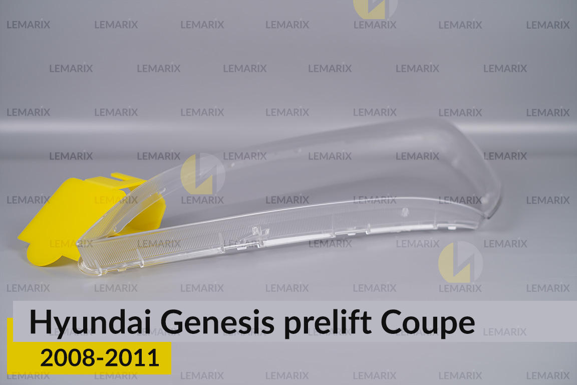 Скло фари Hyundai Genesis Coupe (2008-2011) дорест ліве