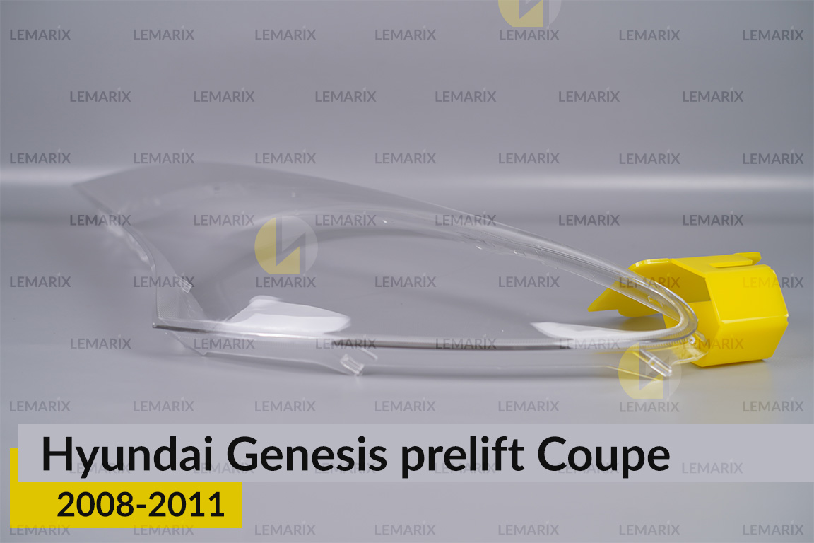 Скло фари Hyundai Genesis Coupe (2008-2011) дорест ліве
