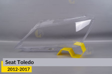 Скло фари Seat Toledo (2012-2017) ліве