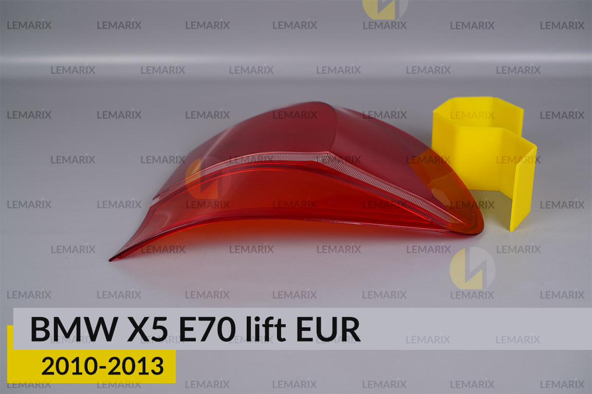 Скло заднього ліхтаря зовнішнє в крилі BMW X5 E70 EUR (2010-2013) рест ліве