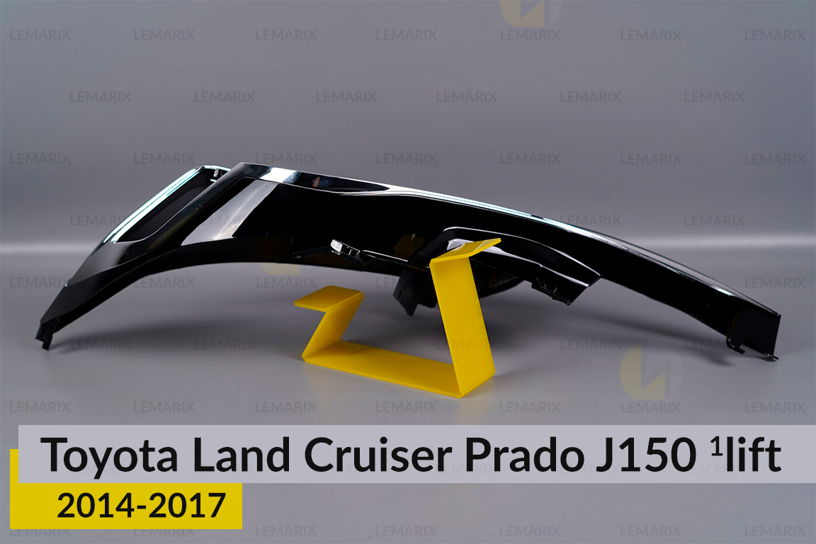 Хромована декоративна маска Toyota Land Cruiser Prado J150 (2014-2017) 1 рест права