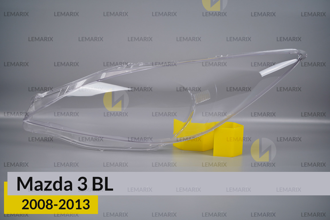 Скло фари Mazda 3 BL (2008-2013) ліве