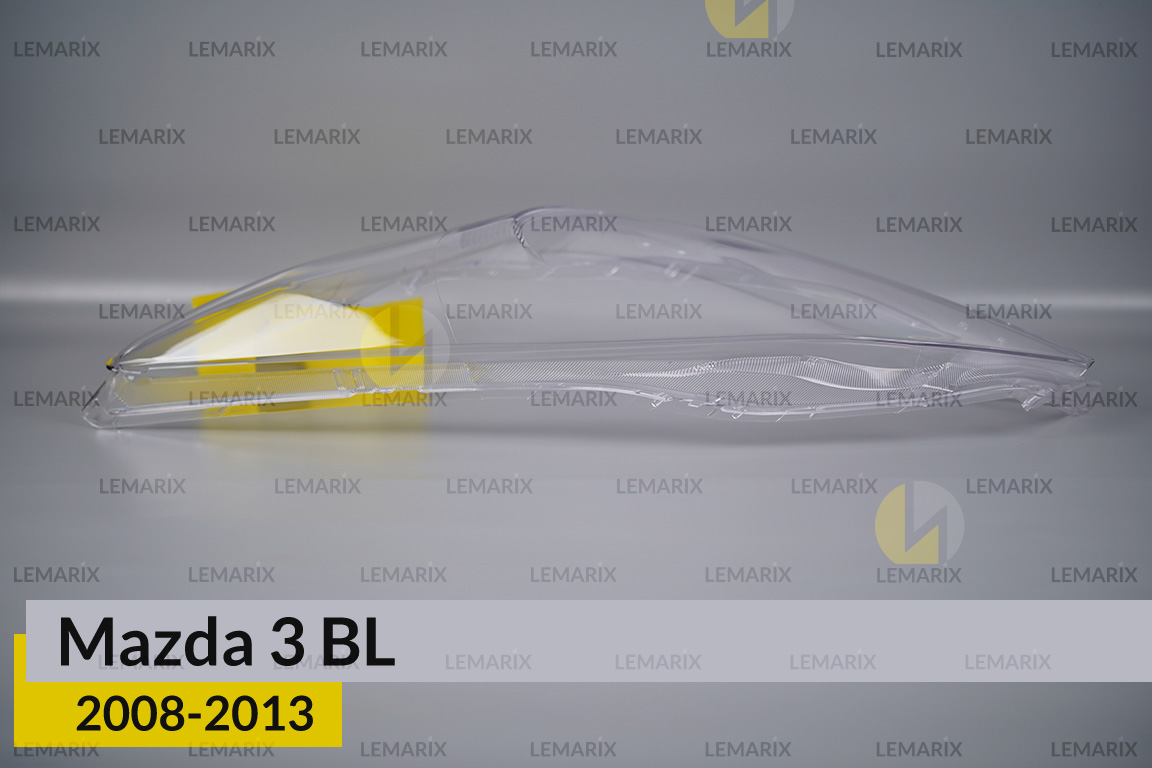 Скло фари Mazda 3 BL (2008-2013) ліве