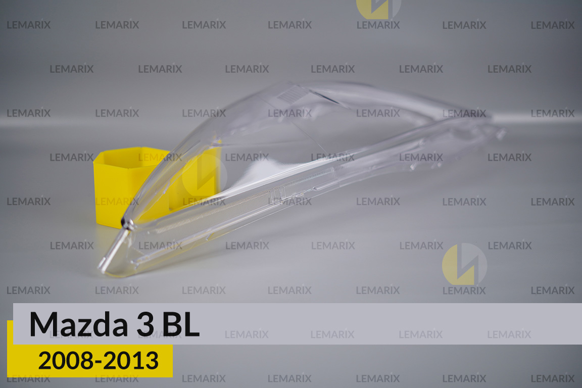 Скло фари Mazda 3 BL (2008-2013) ліве