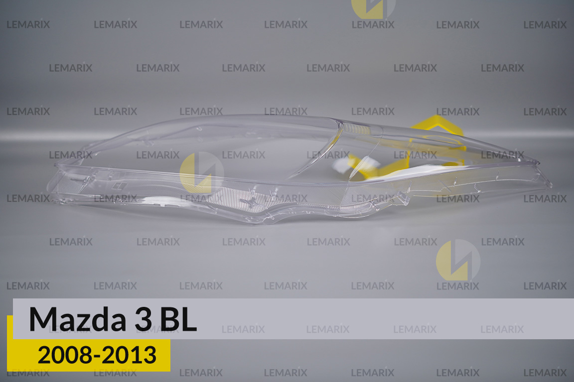 Скло фари Mazda 3 BL (2008-2013) ліве
