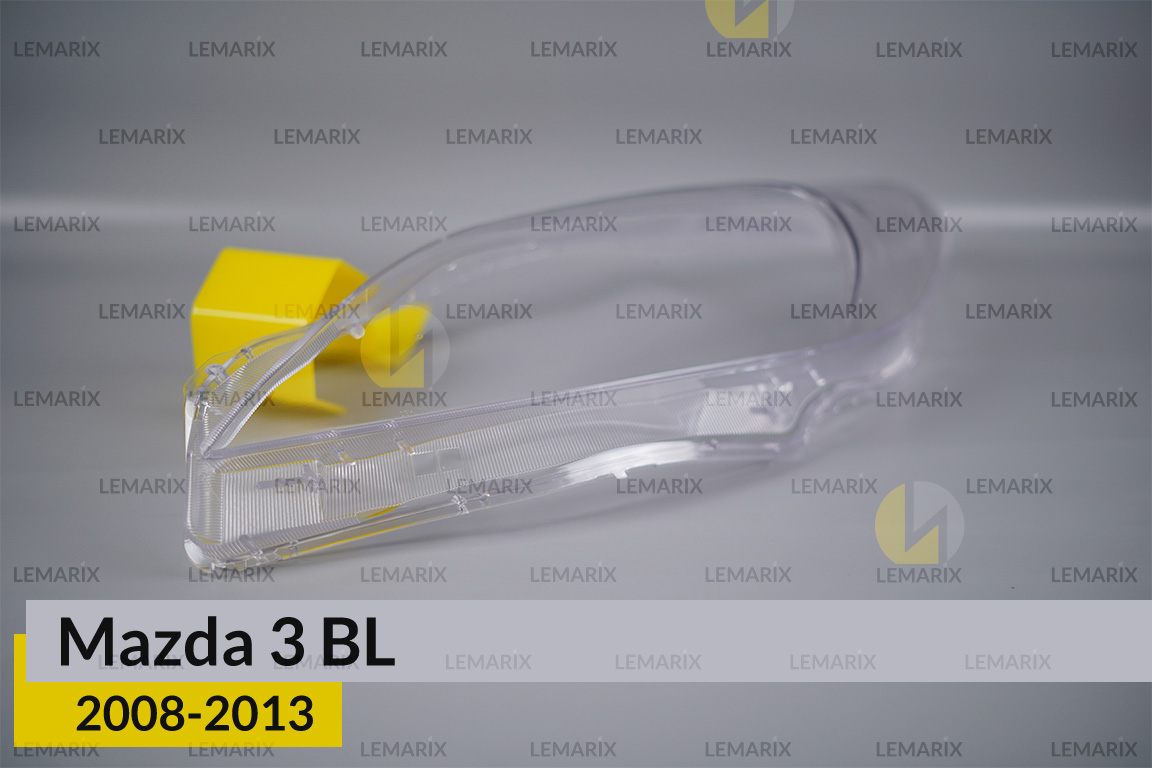 Скло фари Mazda 3 BL (2008-2013) ліве